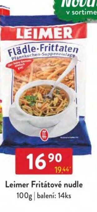 Qanto Leimer Fritátové nudle 100g nabídka