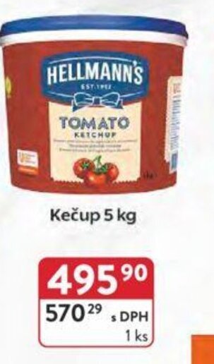 Qanto HELLMANN'S Kečup 5 kg nabídka