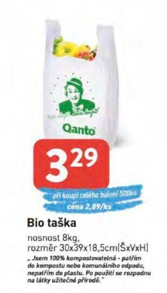 Qanto Bio taška nabídka