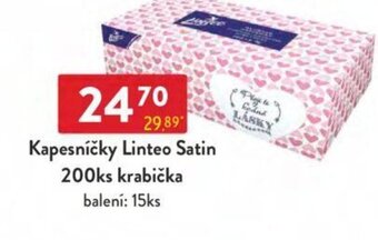 Qanto Kapesníčky Linteo Satin 200ks krabička nabídka
