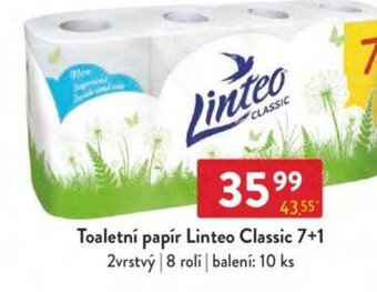 Qanto Toaletní papír Linteo Classic 7+1 nabídka