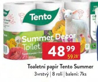 Qanto Toaletní papír Tento Summer nabídka