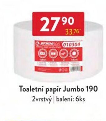 Qanto Toaletní papír Jumbo 190 nabídka