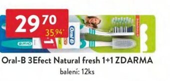 Qanto Oral-B 3Efect Natural fresh 1+1 ZDARMA nabídka