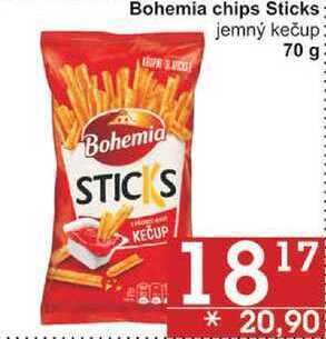 Jip Bohemia chips 70g, různé druhy nabídka