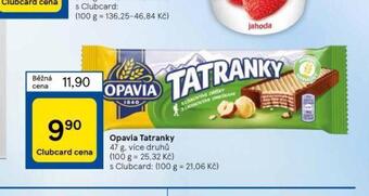 Tesco Opavia tatranky nabídka