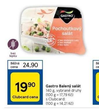Tesco Gastro balený salát nabídka