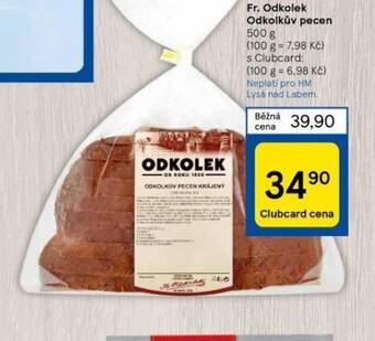 Tesco Fr. odkolek odkolkův pecen nabídka