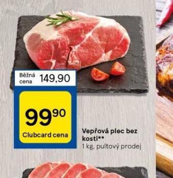 Tesco Vepřová plec bez kosti nabídka