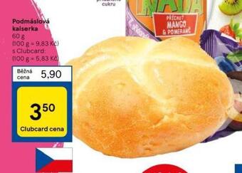 Tesco Podmáslová kaiserka nabídka