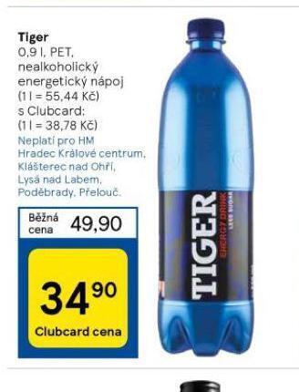 Tesco Tiger nabídka