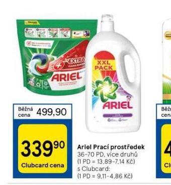 Tesco Ariel prací prostředek nabídka