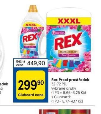 Tesco Rex prací prostředek nabídka