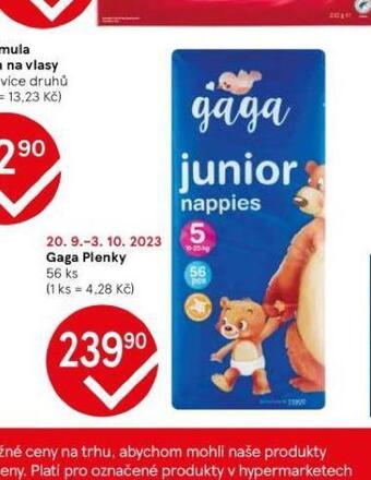 Tesco Gaga plenky nabídka