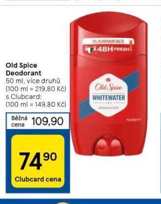 Tesco Old spice deodorant nabídka