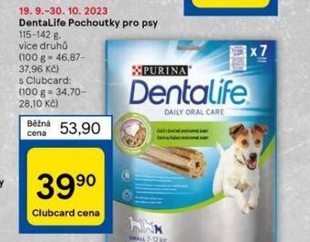 Tesco Dentalife pochoutky pro psy nabídka