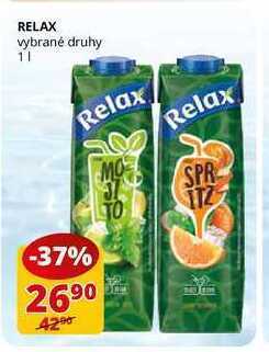 Flop Relax vybrané druhy 1l nabídka