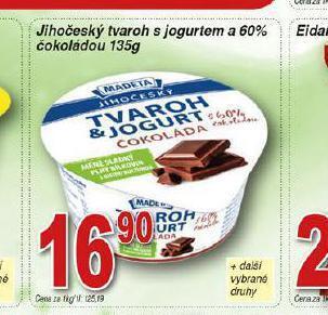 Hruška Jihočeský tvaroh s jogurtem nabídka