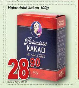 Hruška Holandské kakao nabídka
