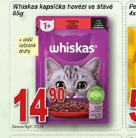 Hruška Whiskas kapsičky pro kočky nabídka