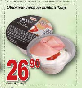 Hruška Obložené vejce se šunkou nabídka
