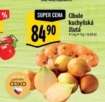 Albert Cibule kuchyňská žlutá nabídka