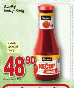 Hruška Hamé kečup nabídka
