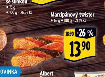 Albert Marcipánový twister nabídka