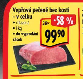 Albert Vepřová pečeně bez kosti nabídka