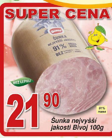 Hruška Šunka nejvyšší jakosti nabídka