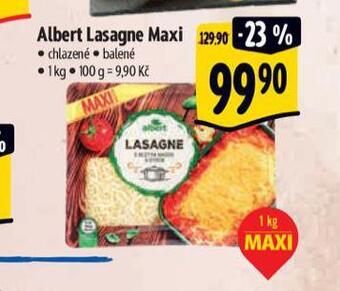 Albert Lasagne maxi nabídka