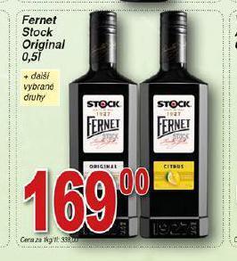 Hruška Fernet stock nabídka