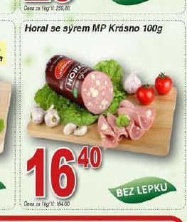 Hruška Horal se sýrem nabídka