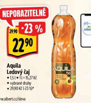Albert Aquila ledový čaj nabídka