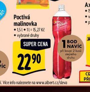 Albert Poctivá malinovka nabídka