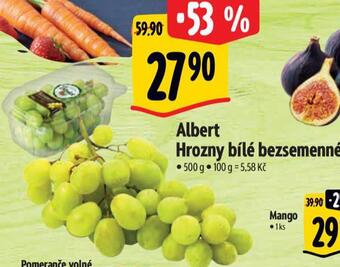 Albert Hrozny bílé bezsemenné nabídka
