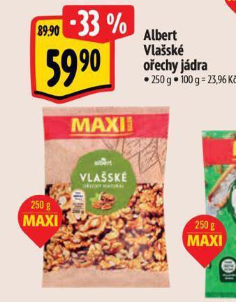 Albert Vlašské ořechy jádra nabídka