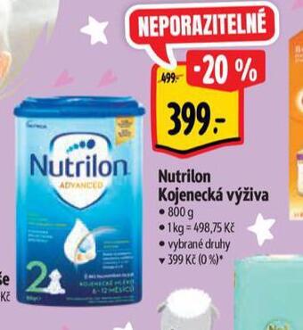 Albert Nutrilon kojenecká výživa nabídka