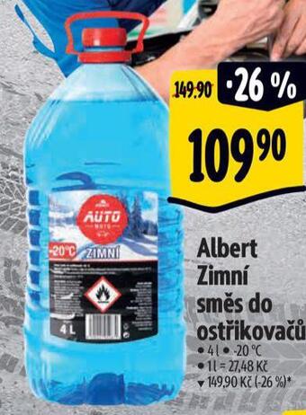 Albert Zimní směs do ostřikovačů nabídka