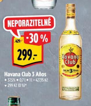 Albert Havana club 3 aňos nabídka