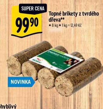 Albert Topné brikety z tvrdého dřeva nabídka