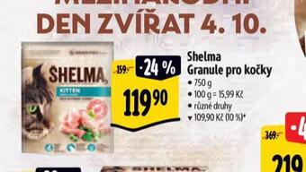 Albert Shelma granule pro kočky nabídka