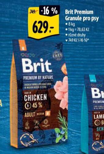 Albert Brit granule pro psy nabídka