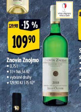Albert Znovín znojmo nabídka