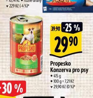 Albert Propesko konzerva pro psy nabídka