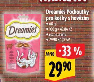 Albert Dreamies pochoutky pro kočky nabídka