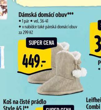 Albert Dámská domácí obuv nabídka