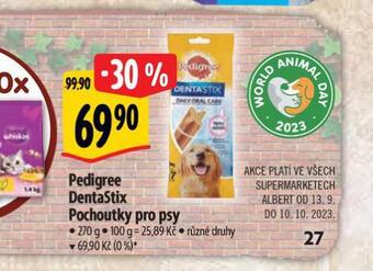 Albert Pedigree dentální pochoutka pro psy nabídka