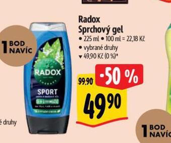 Albert Radox sprchový gel nabídka