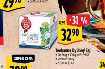 Albert Teekanne bylinný čaj nabídka